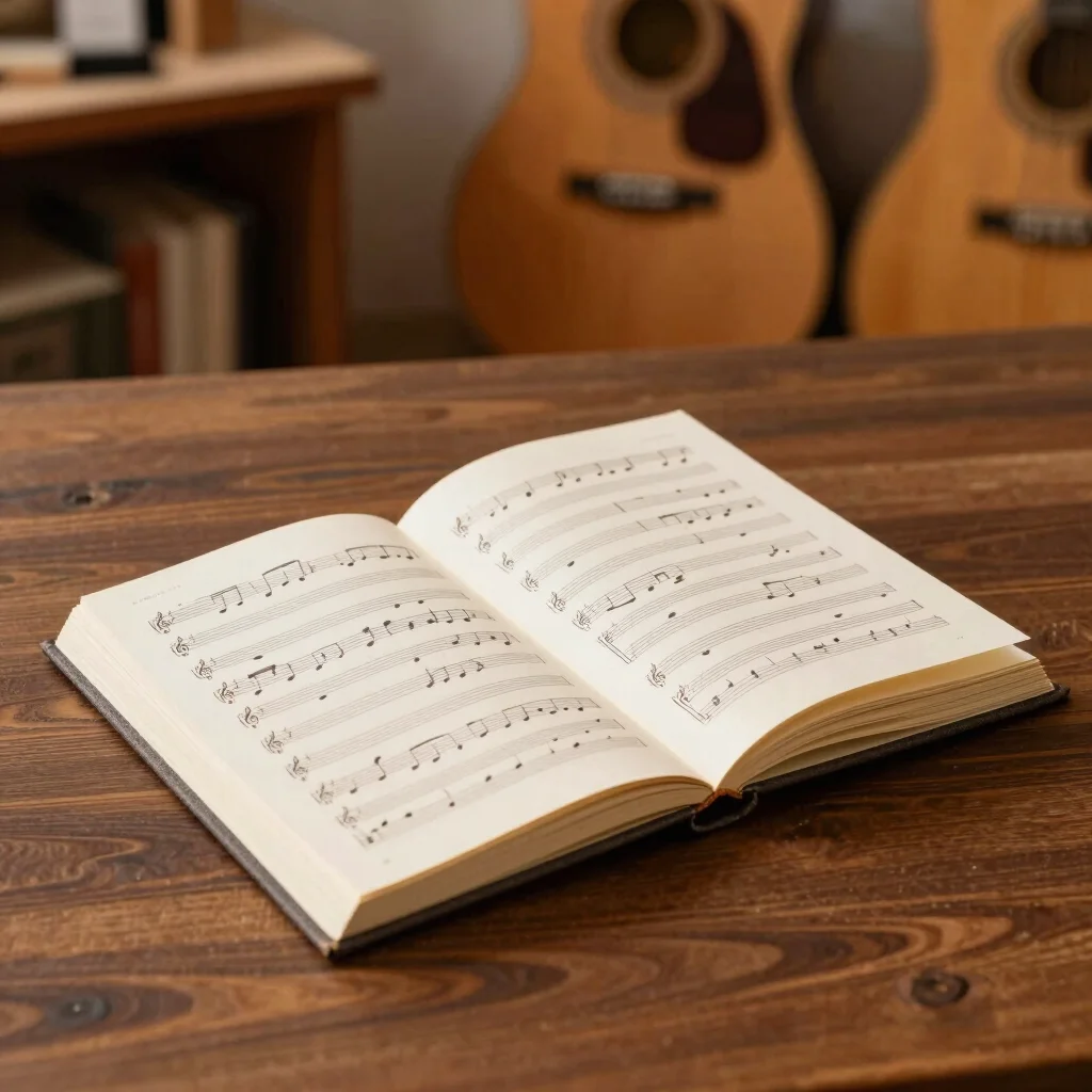 Carnet de composition en papier vergé
